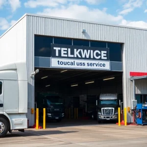 Exterior view of the Inland Truck Parts and Service facility in Shreveport